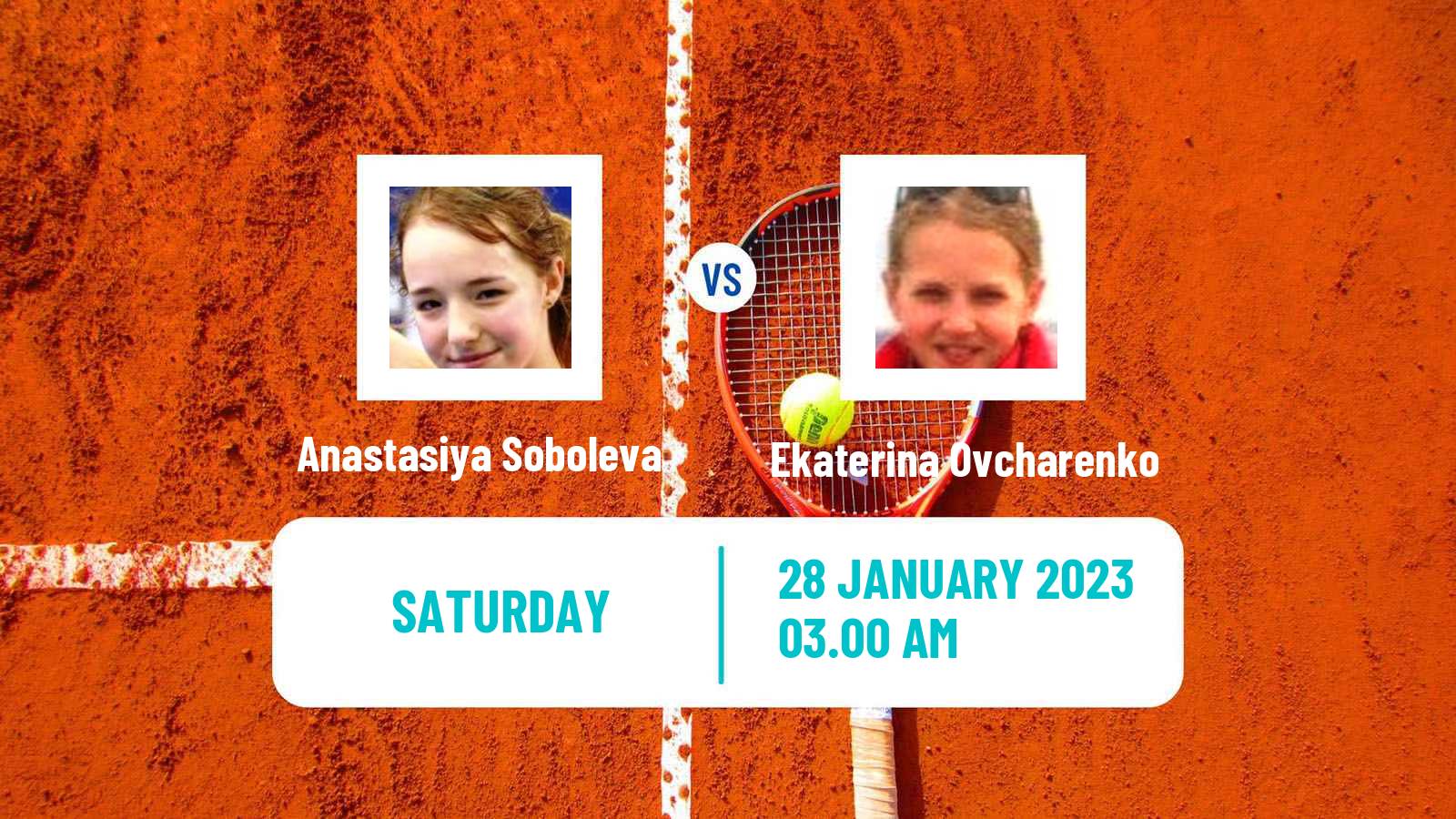 Tennis ITF Tournaments Anastasiya Soboleva - Ekaterina Ovcharenko