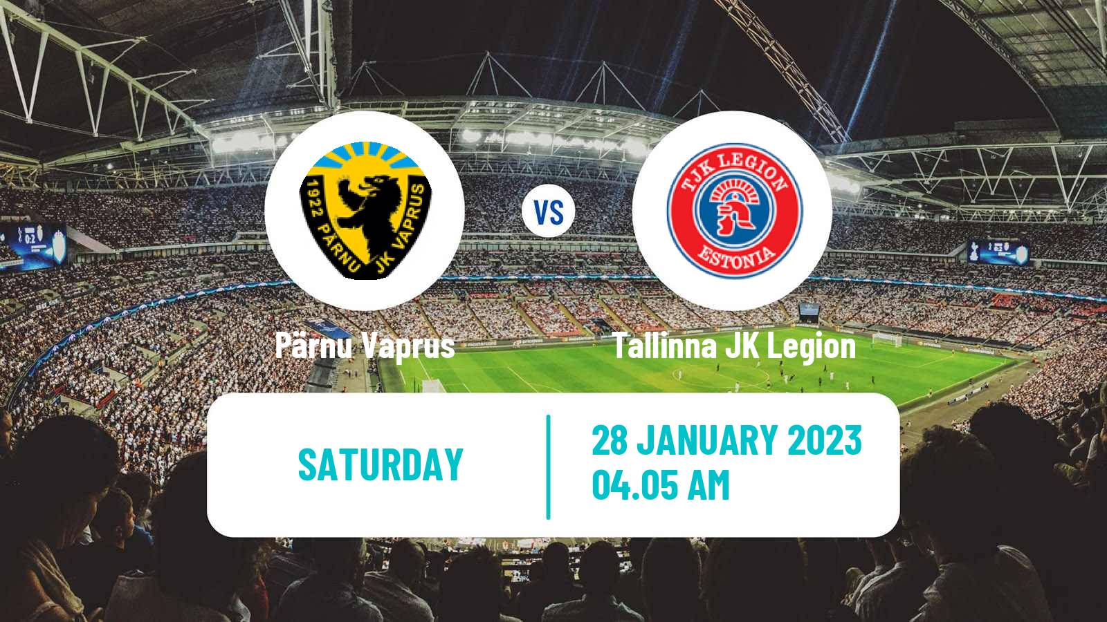 Soccer Club Friendly Pärnu Vaprus - Tallinna JK Legion