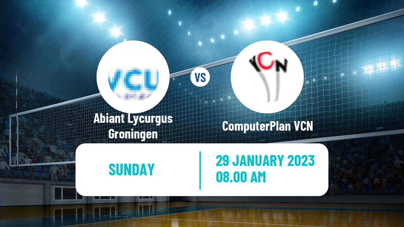 Volleyball Dutch Eredivisie Volleyball Abiant Lycurgus Groningen - ComputerPlan VCN