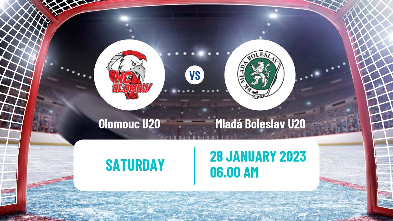 Hockey Czech ELJ Olomouc U20 - Mladá Boleslav U20