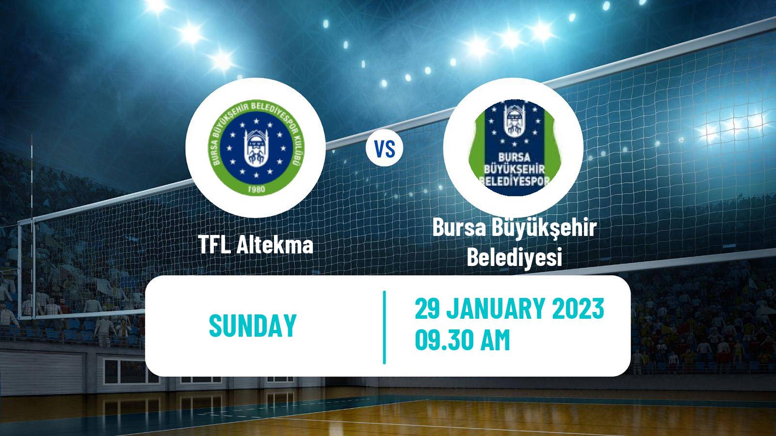 Volleyball Turkish Efeler Ligi Volleyball TFL Altekma - Bursa Büyükşehir Belediyesi