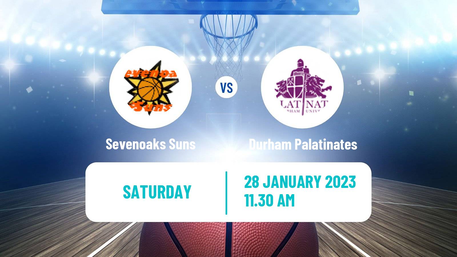 Basketball British WBBL Sevenoaks Suns - Durham Palatinates