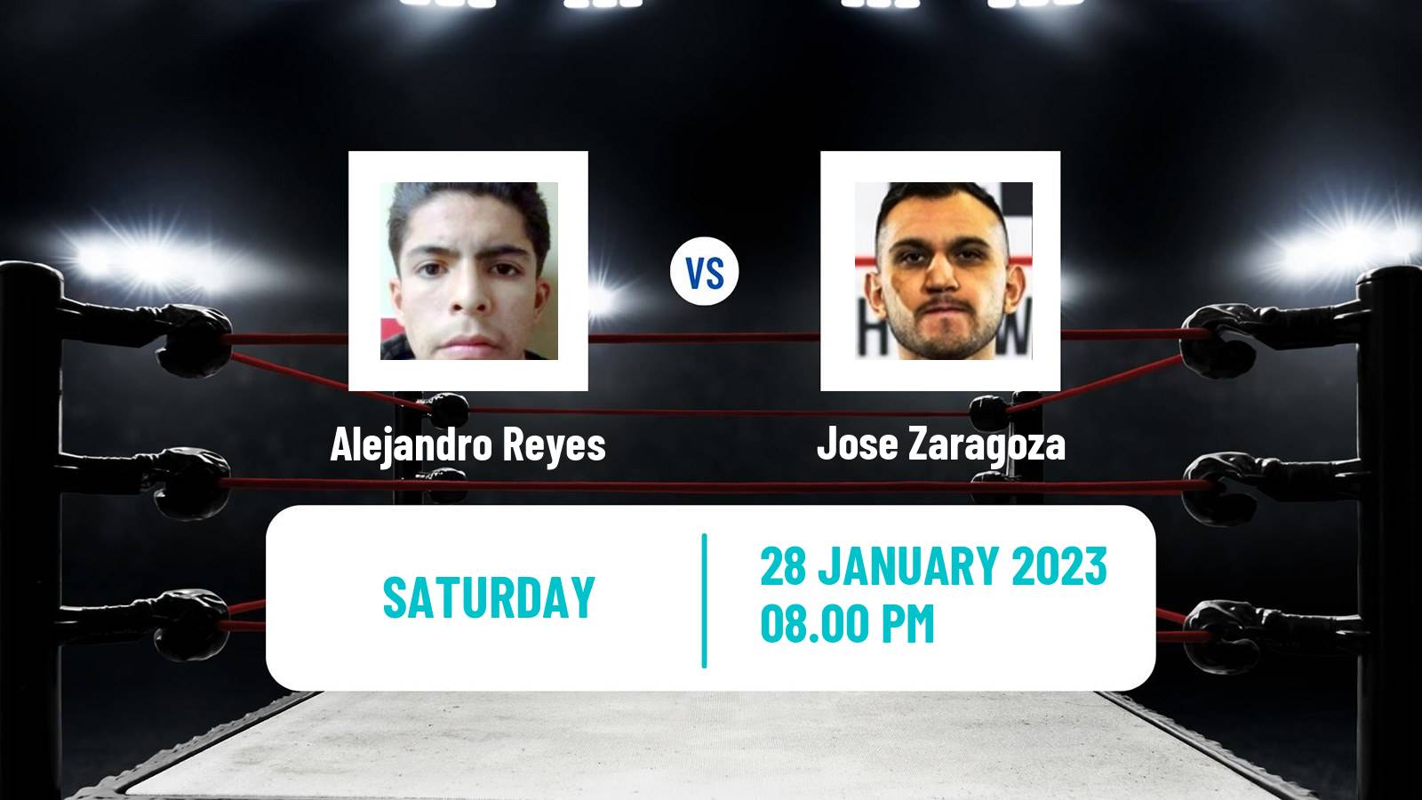 Boxing Boxing Alejandro Reyes - Jose Zaragoza