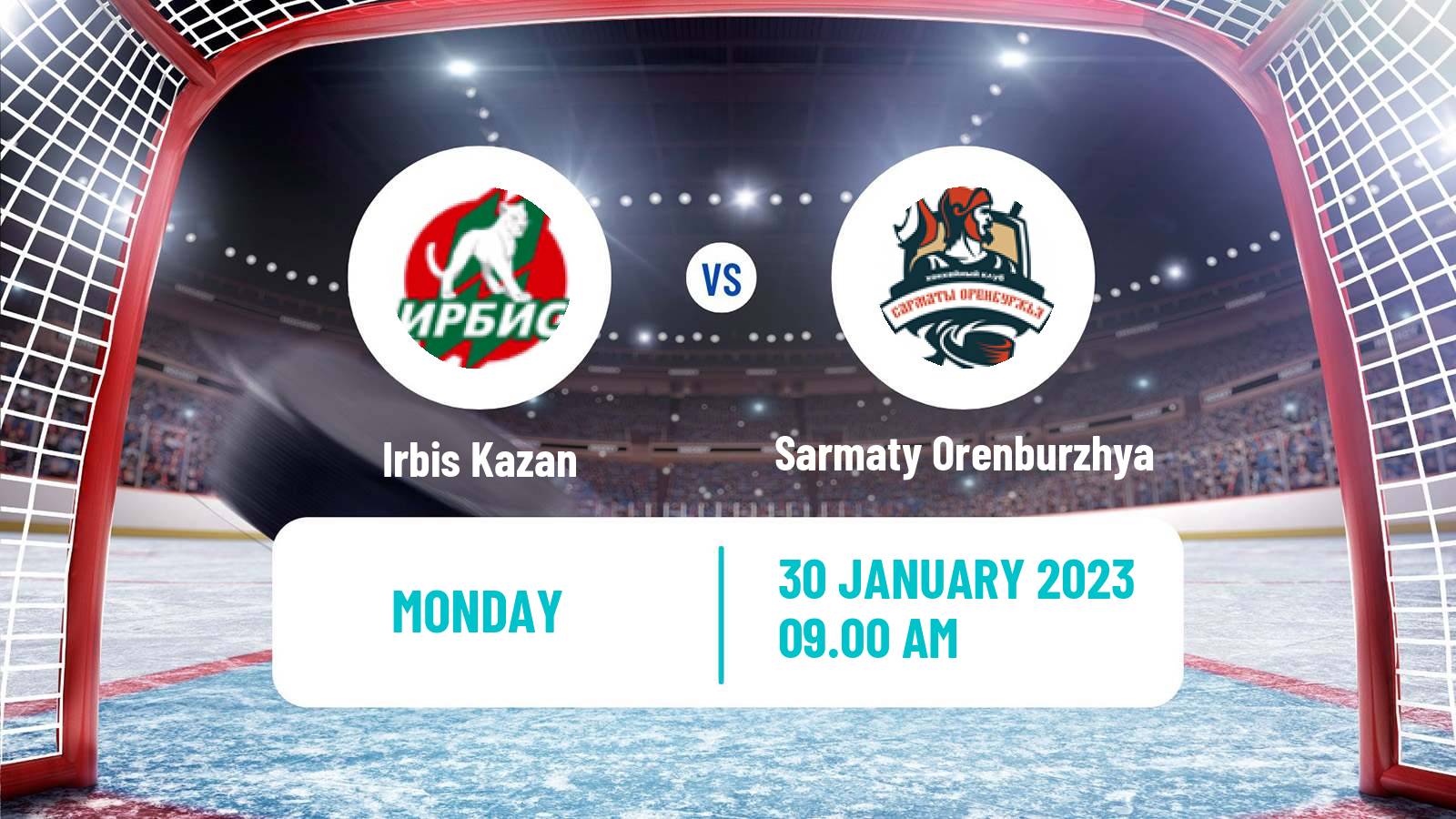 Hockey MHL Irbis Kazan - Sarmaty Orenburzhya