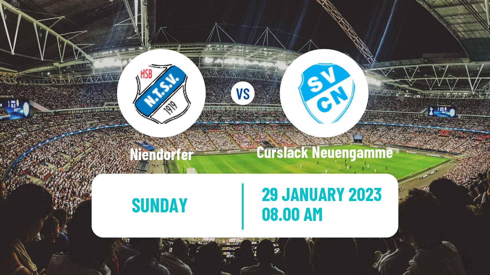 Soccer German Oberliga Hamburg Niendorfer - Curslack Neuengamme