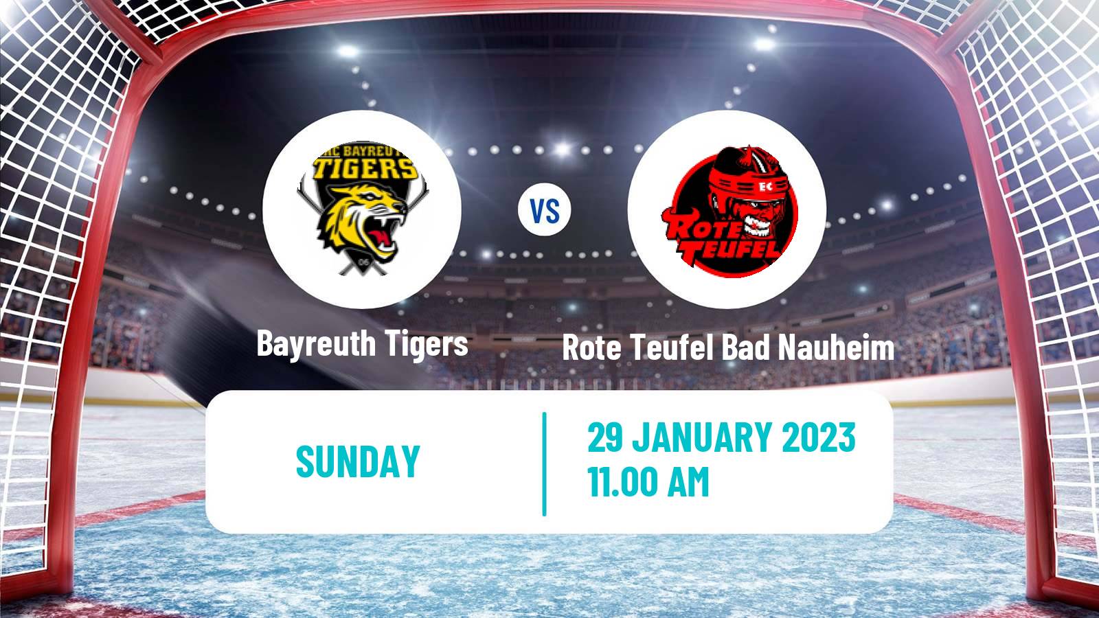 Hockey German DEL2 Bayreuth Tigers - Rote Teufel Bad Nauheim