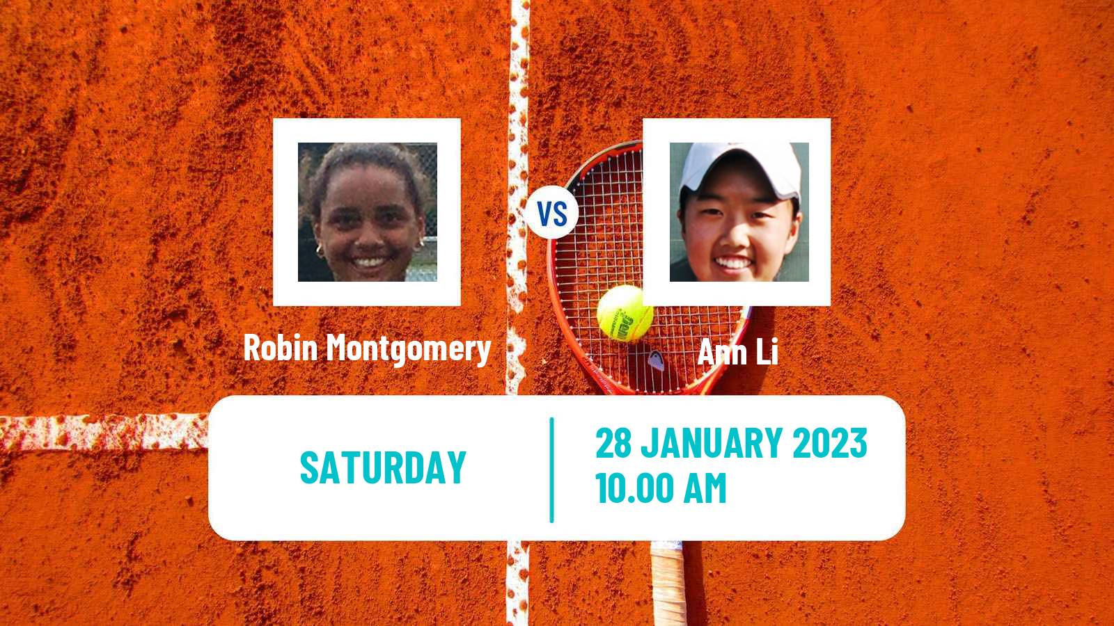 Tennis ITF Tournaments Robin Montgomery - Ann Li