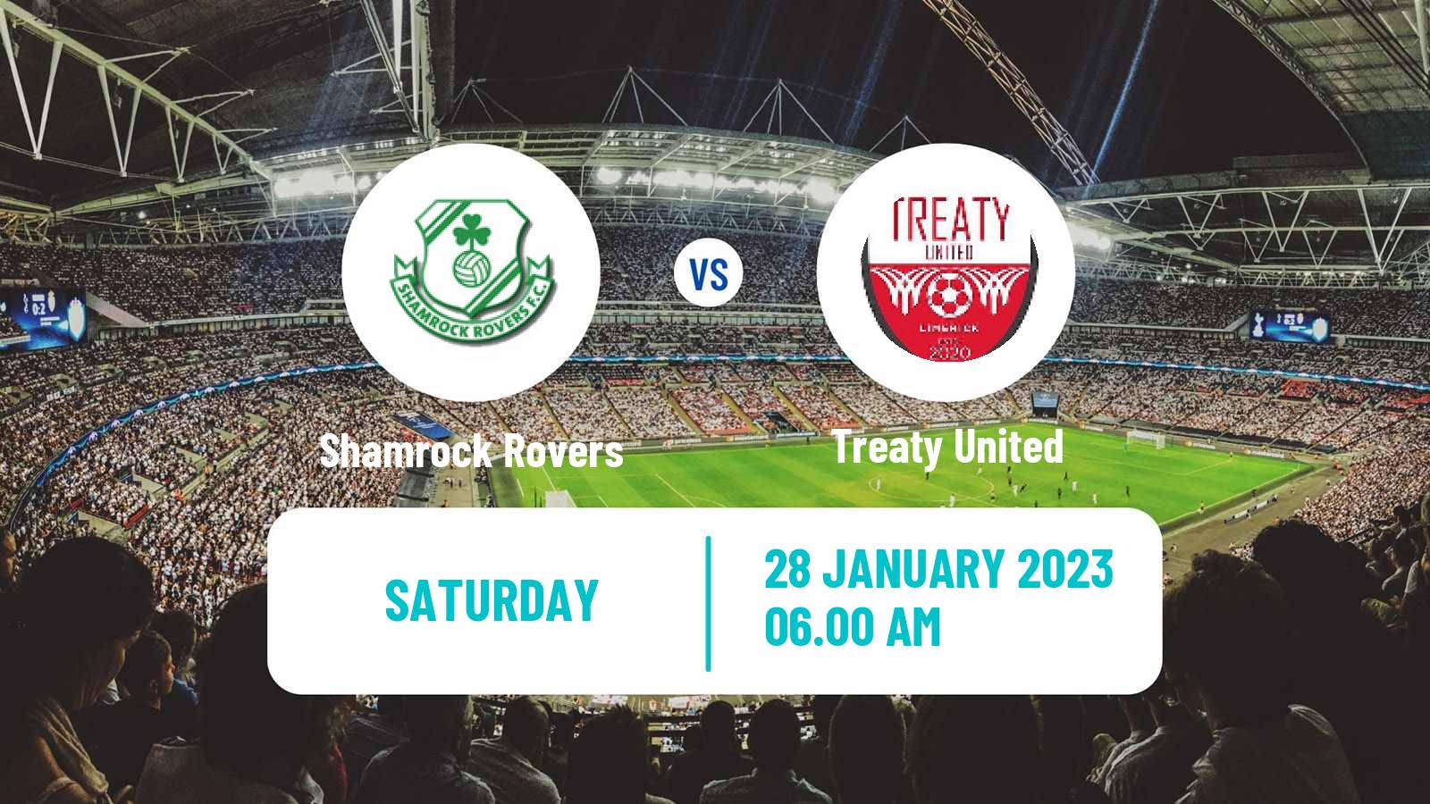 Soccer Club Friendly Shamrock Rovers - Treaty United