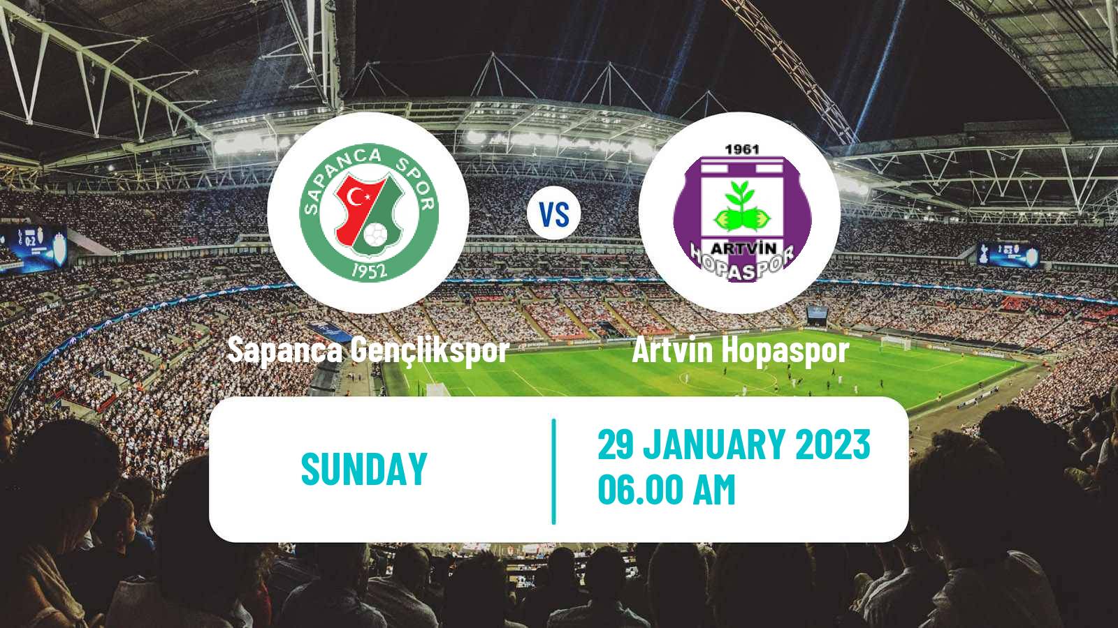 Soccer Turkish 3 Lig Group 3 Sapanca Gençlikspor - Artvin Hopaspor