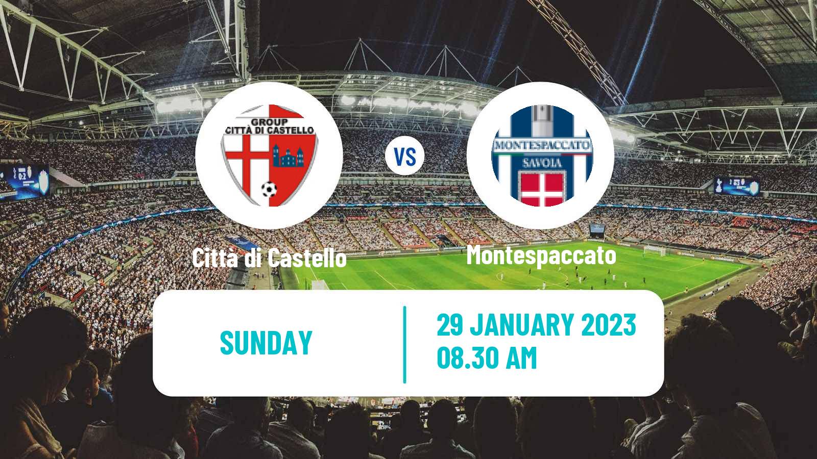 Soccer Italian Serie D - Group E Città di Castello - Montespaccato
