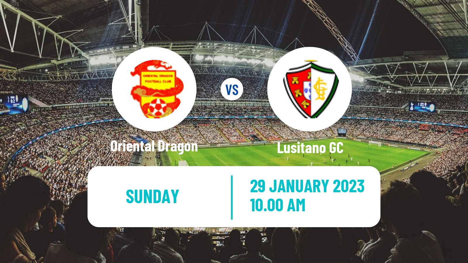 Soccer Campeonato de Portugal Oriental Dragon - Lusitano GC