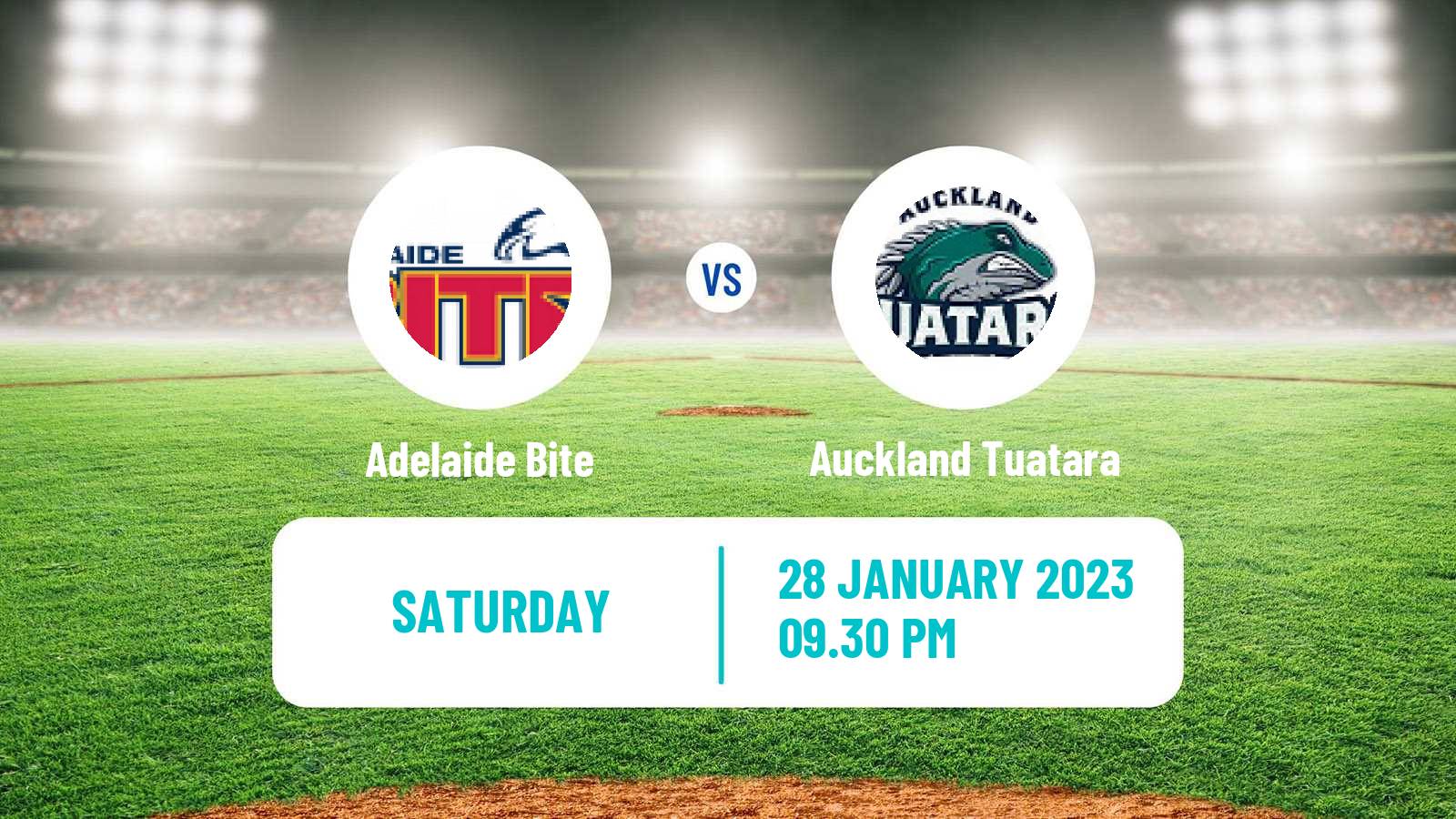 Baseball Australian ABL Adelaide Giants - Auckland Tuatara