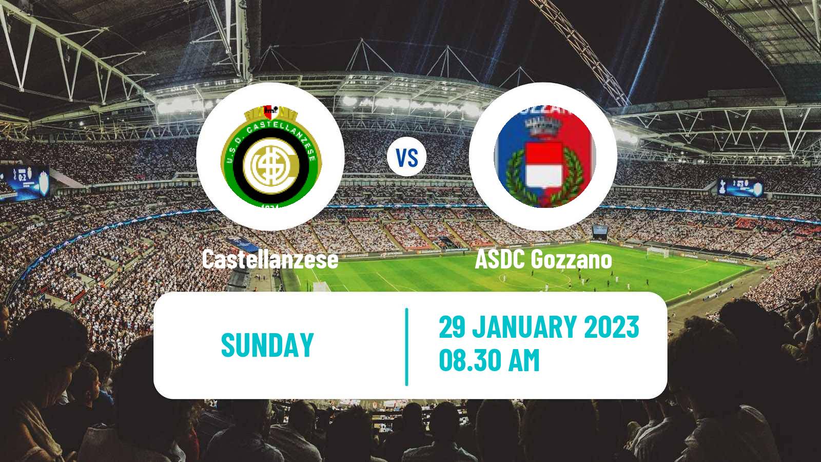 Soccer Italian Serie D - Group A Castellanzese - Gozzano