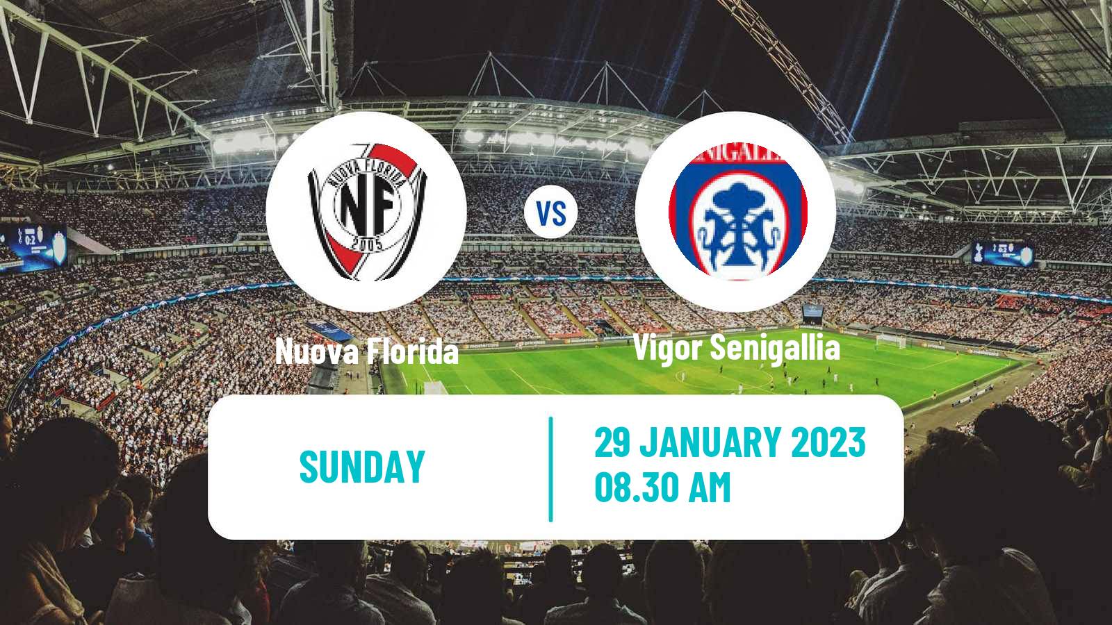 Soccer Italian Serie D - Group F Nuova Florida - Vigor Senigallia