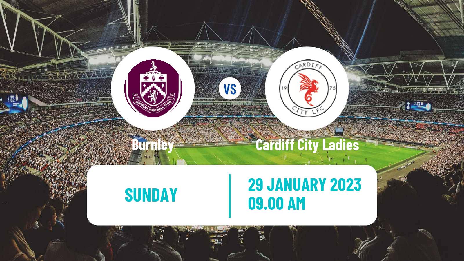 Soccer English FA Cup Women Burnley - Cardiff City Ladies