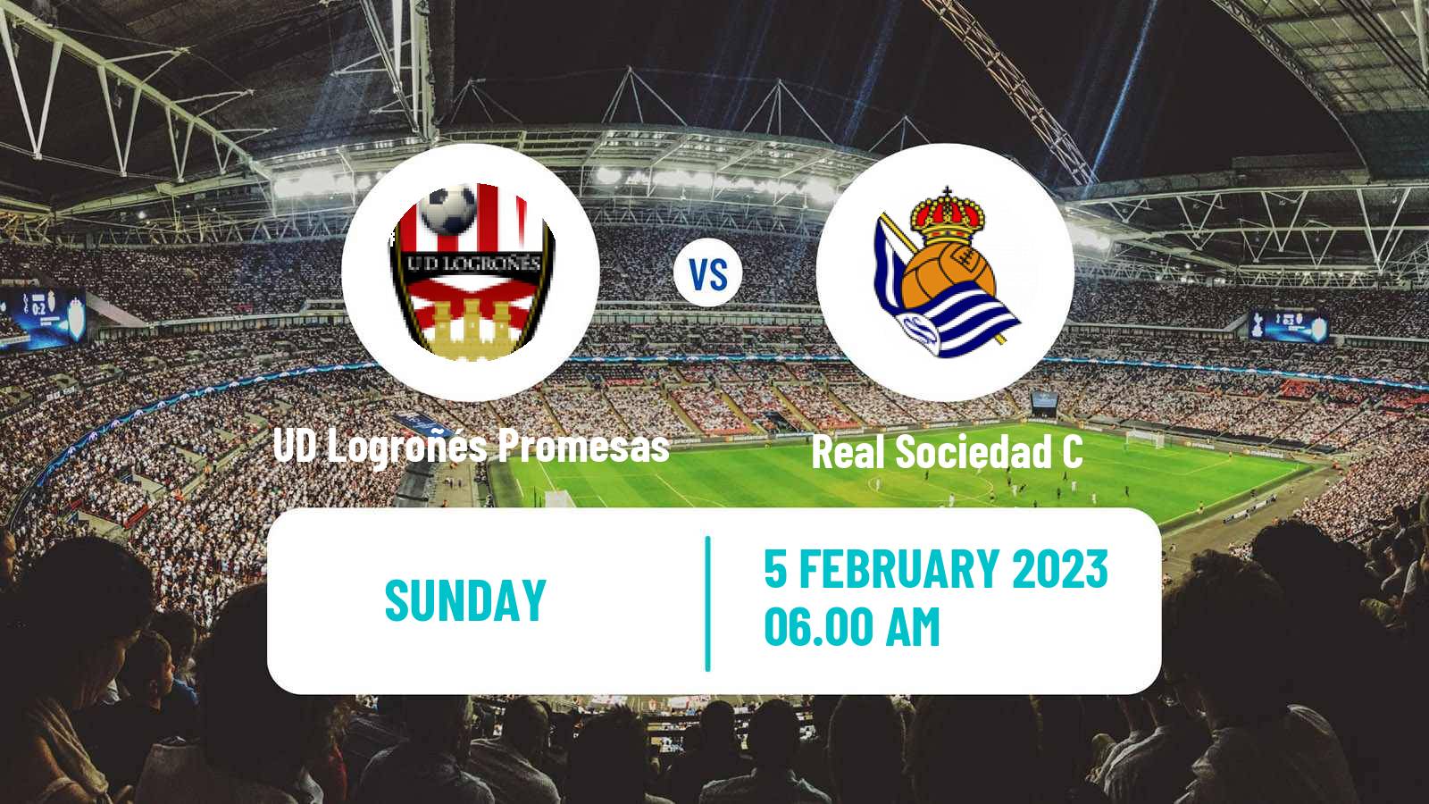 Soccer Spanish Segunda RFEF - Group 2 UD Logroñés Promesas - Real Sociedad C