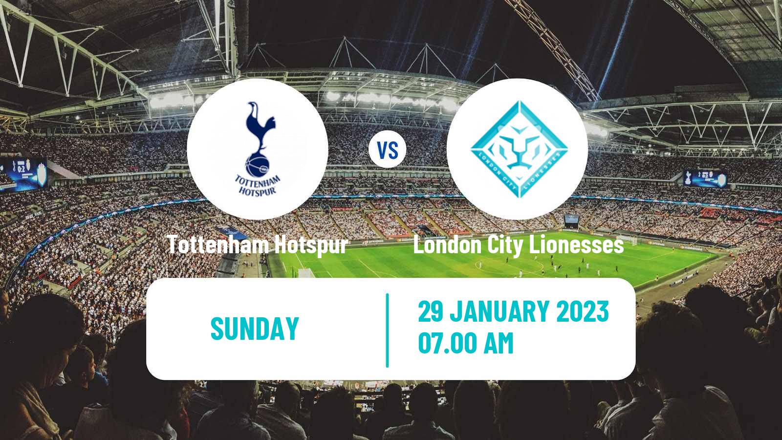 Soccer English FA Cup Women Tottenham Hotspur - London City Lionesses