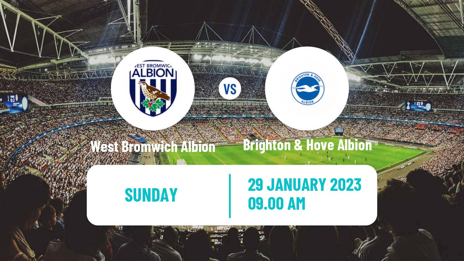 Soccer English FA Cup Women West Bromwich Albion - Brighton & Hove Albion