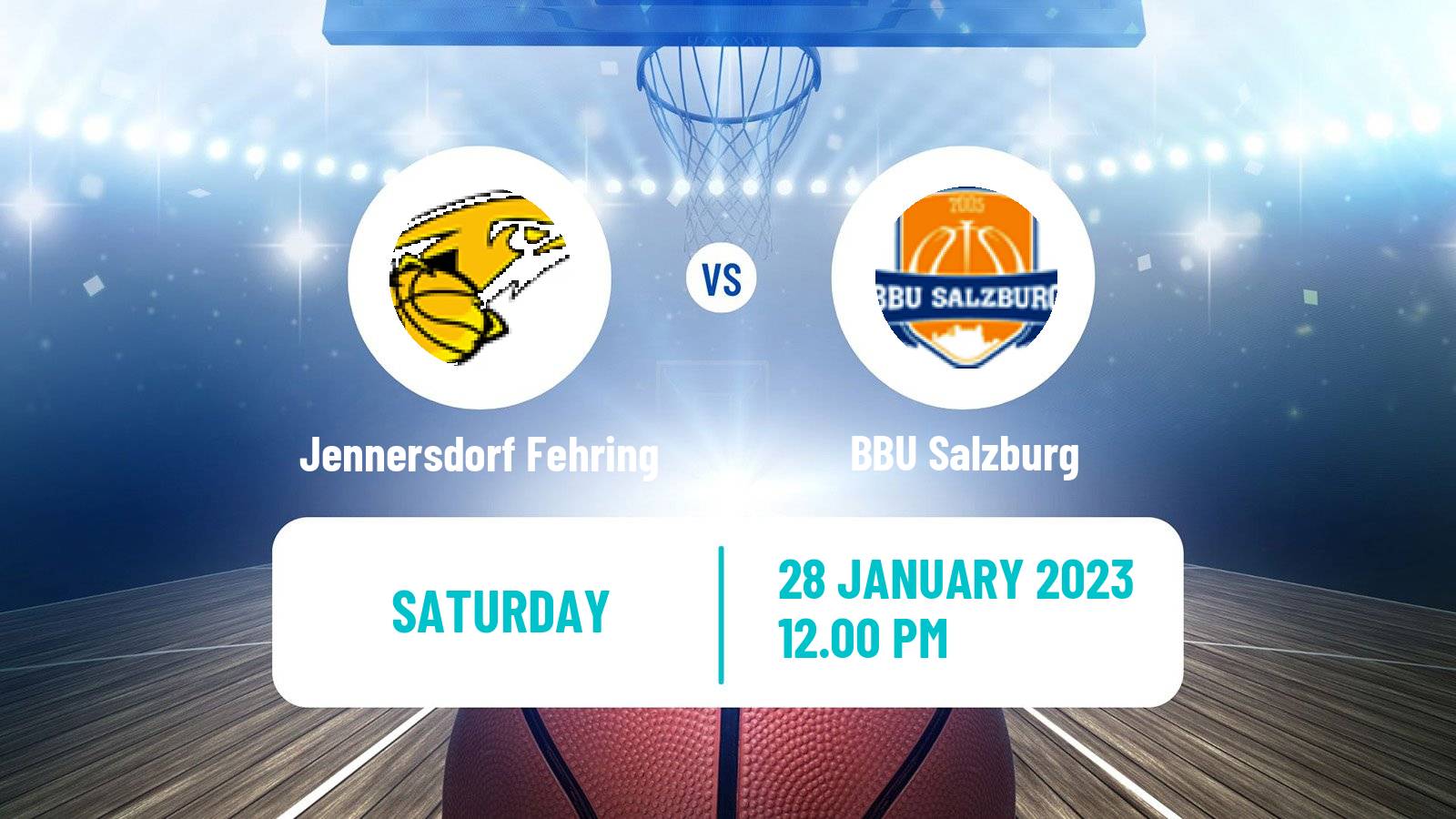 Basketball Austrian Zweite Liga Basketball Jennersdorf Fehring - BBU Salzburg