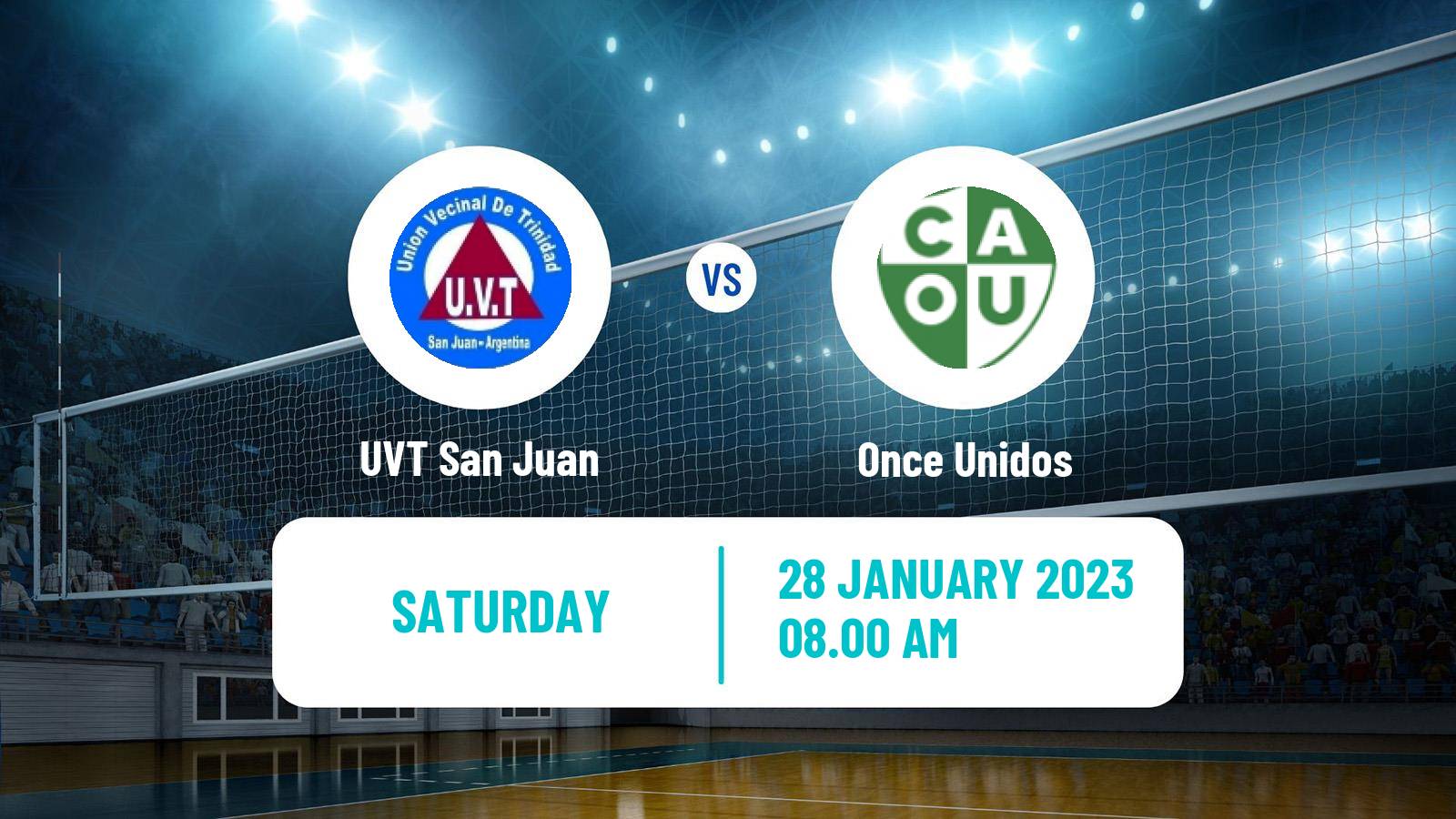 Volleyball Argentinian LVA Volleyball UVT San Juan - Once Unidos
