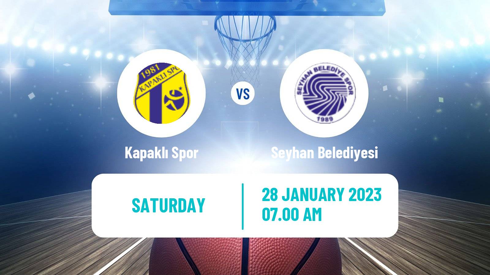 Basketball Turkish TB2L Kapaklı Spor - Seyhan Belediyesi