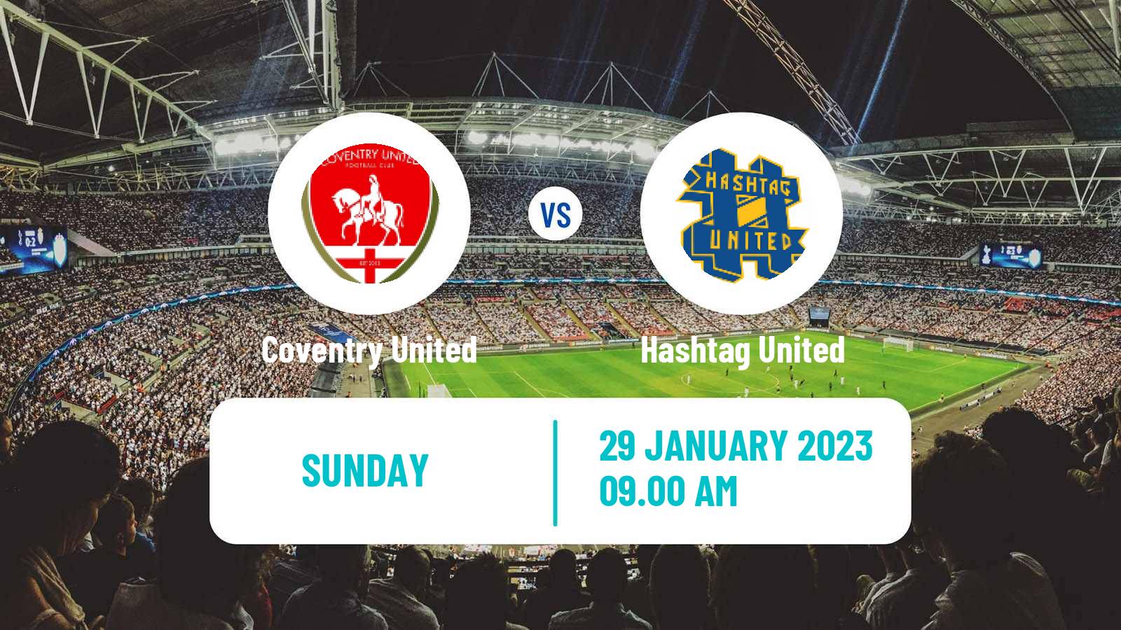 Soccer English FA Cup Women Coventry United - Hashtag United