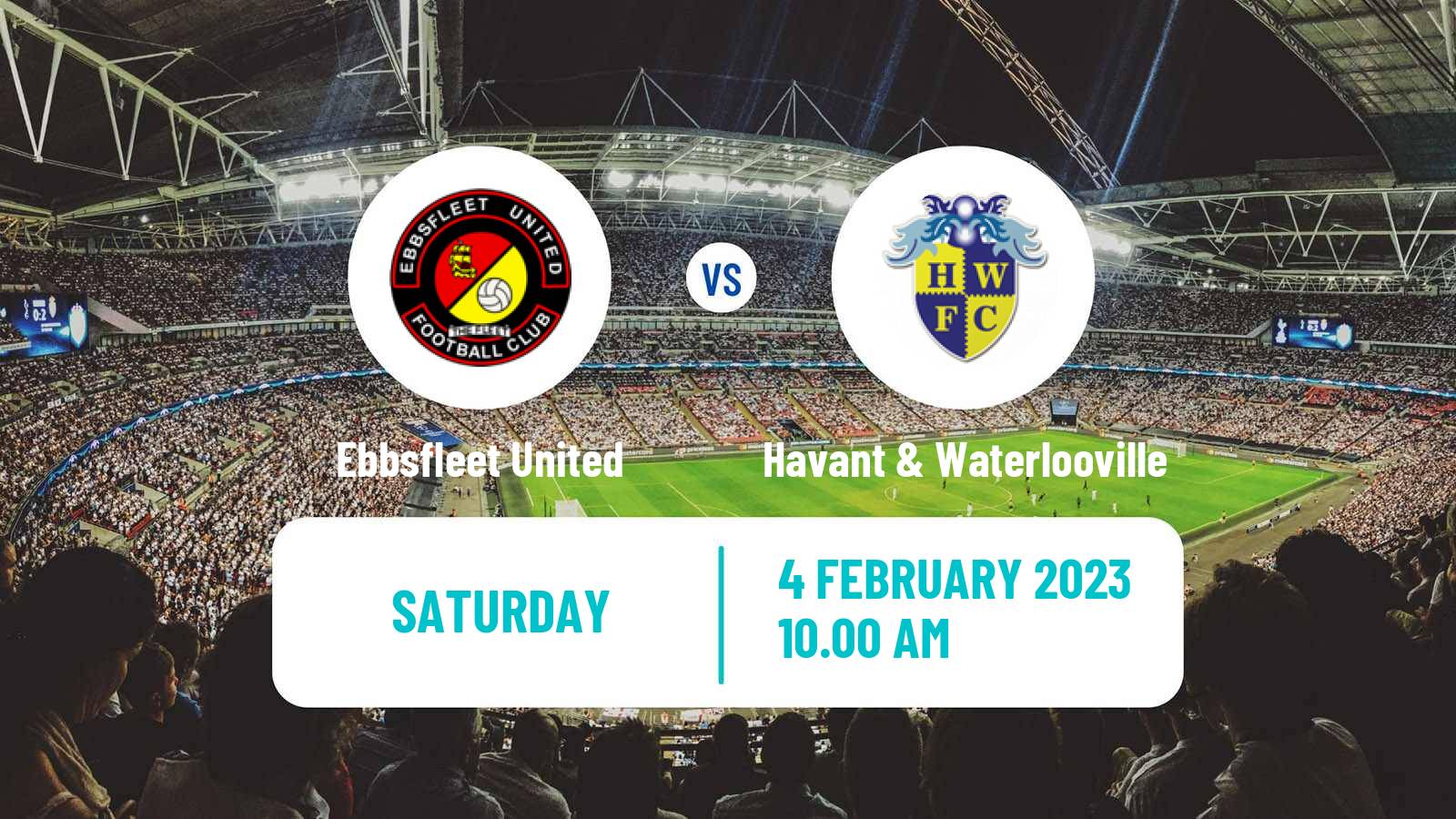 Soccer English National League South Ebbsfleet United - Havant & Waterlooville