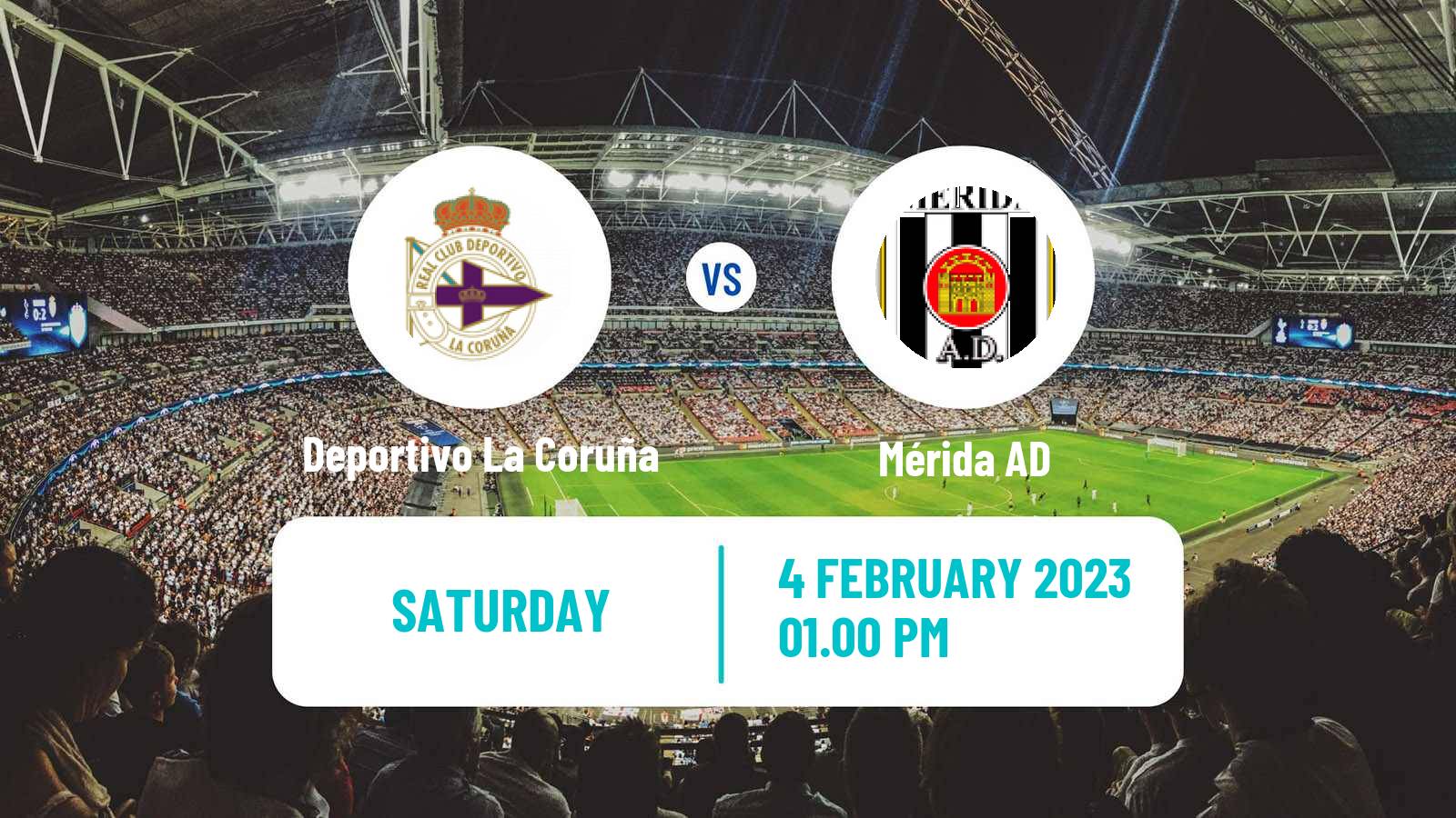 Soccer Spanish Primera RFEF Group 1 Deportivo La Coruña - Mérida AD