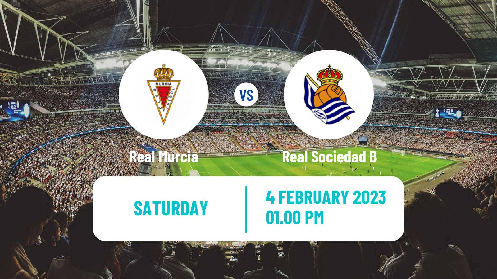 Soccer Spanish Primera RFEF Group 2 Real Murcia - Real Sociedad B