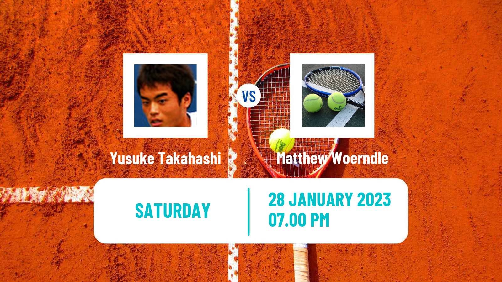 Tennis ATP Challenger Yusuke Takahashi - Matthew Woerndle