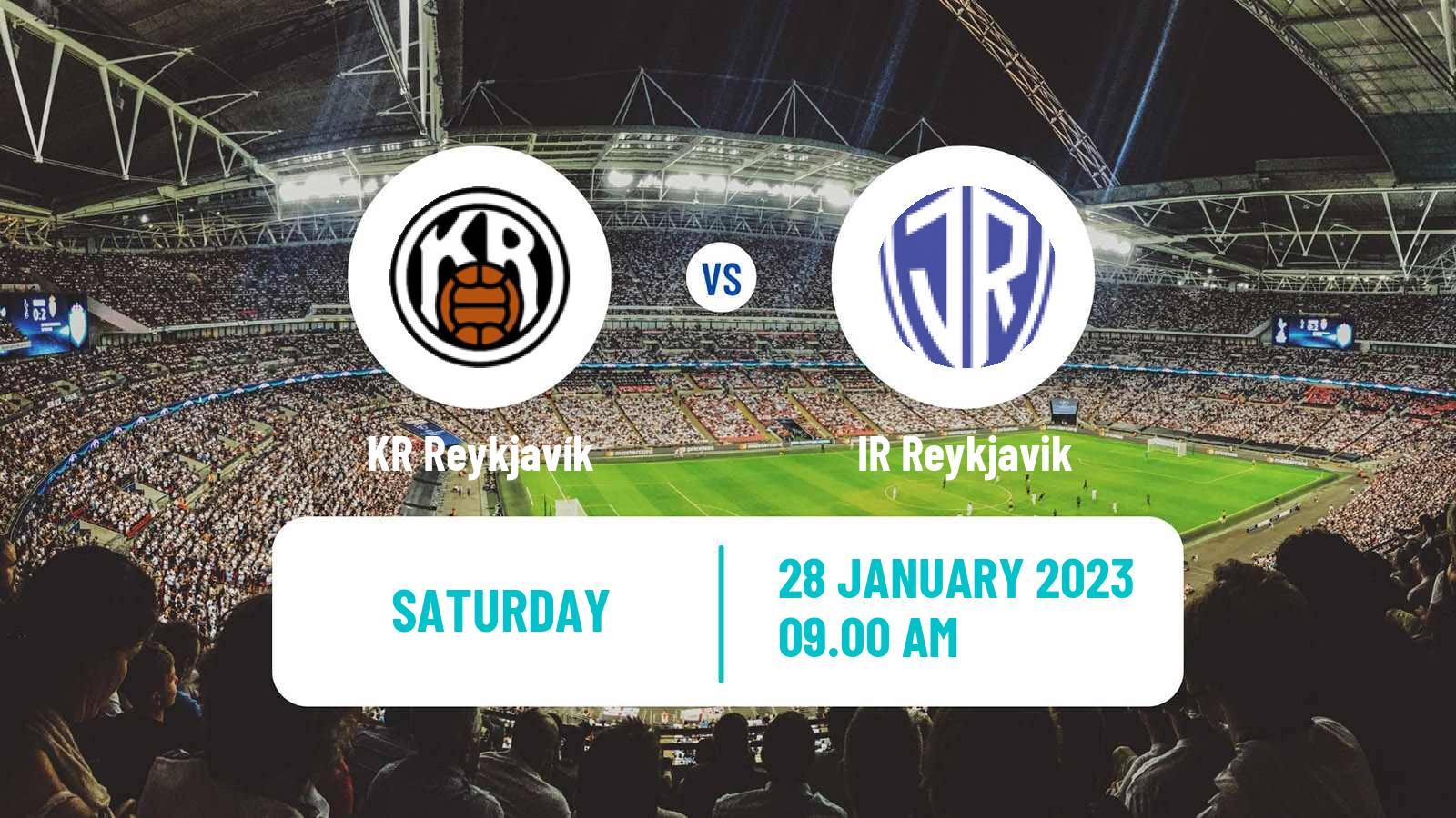 Soccer Icelandic Reykjavik Cup KR Reykjavík - IR Reykjavik