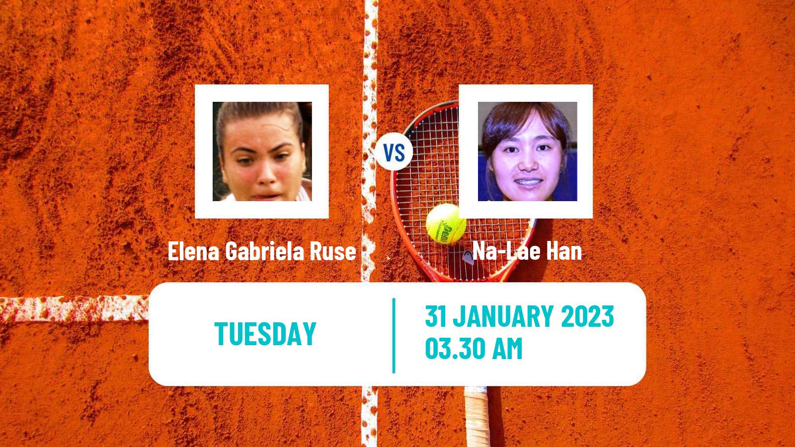 Tennis WTA Hua Hin Elena Gabriela Ruse - Na-Lae Han