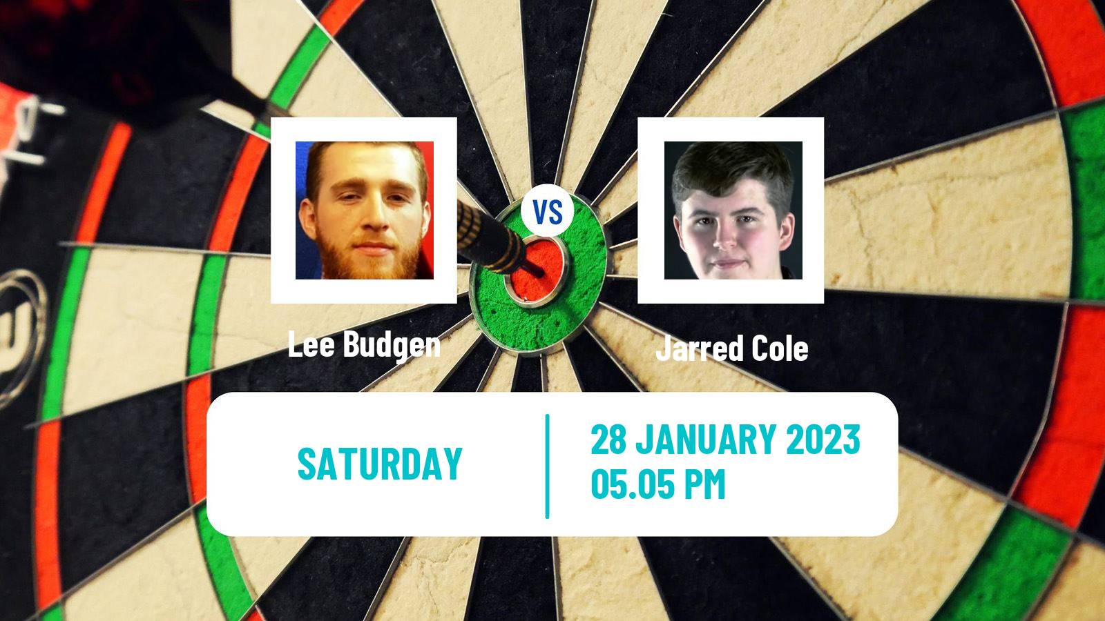 Darts Darts Lee Budgen - Jarred Cole