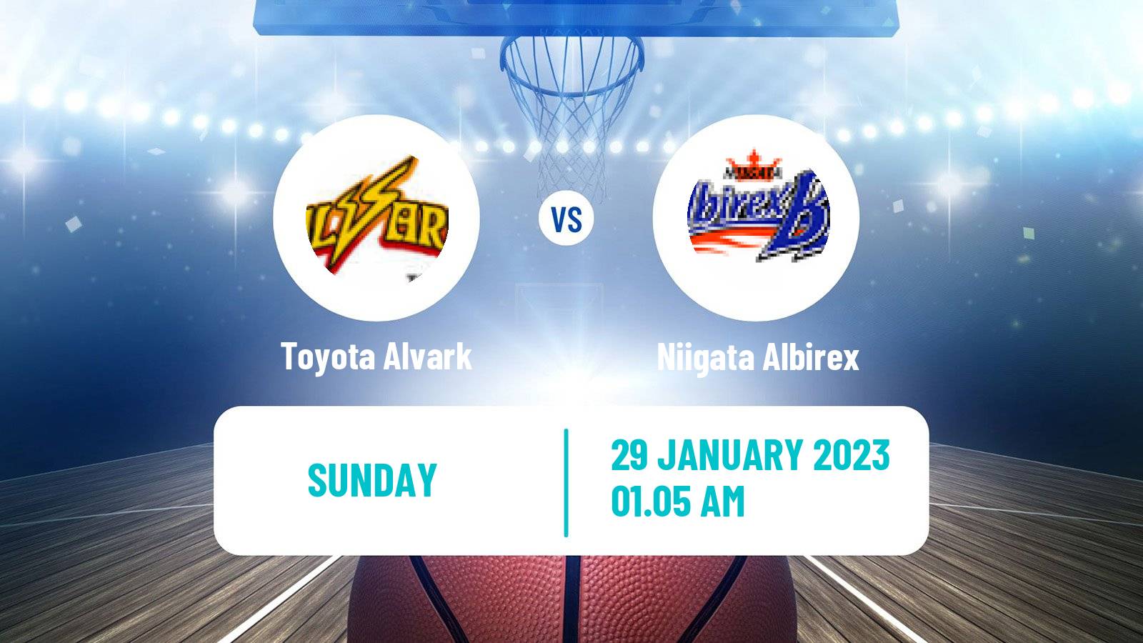 Basketball BJ League Toyota Alvark - Niigata Albirex