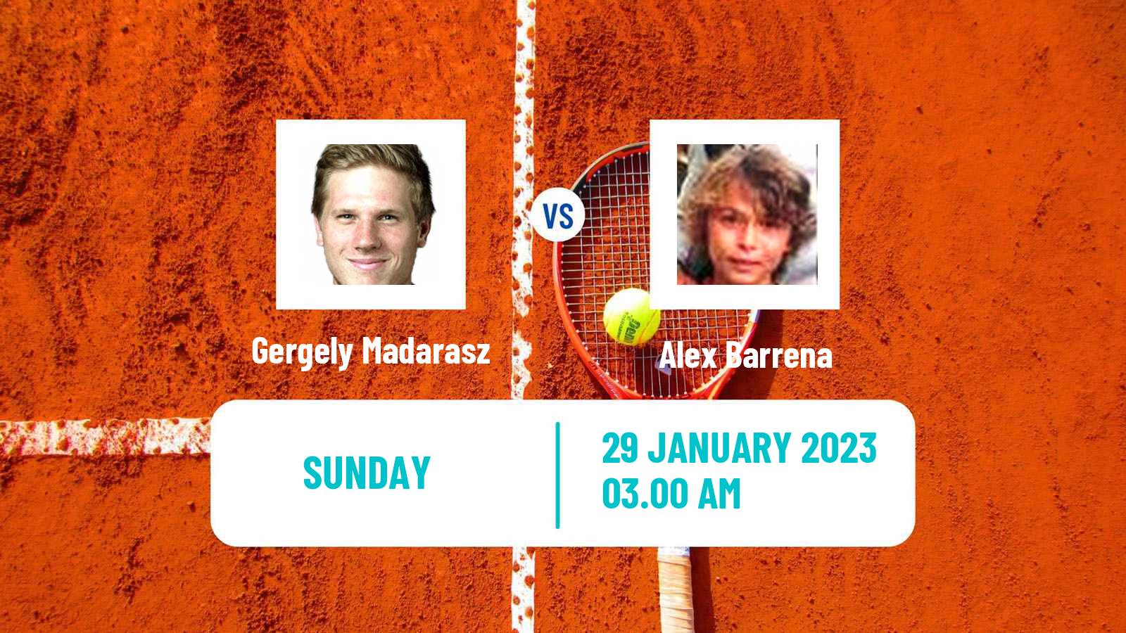 Tennis ITF Tournaments Gergely Madarasz - Alex Barrena