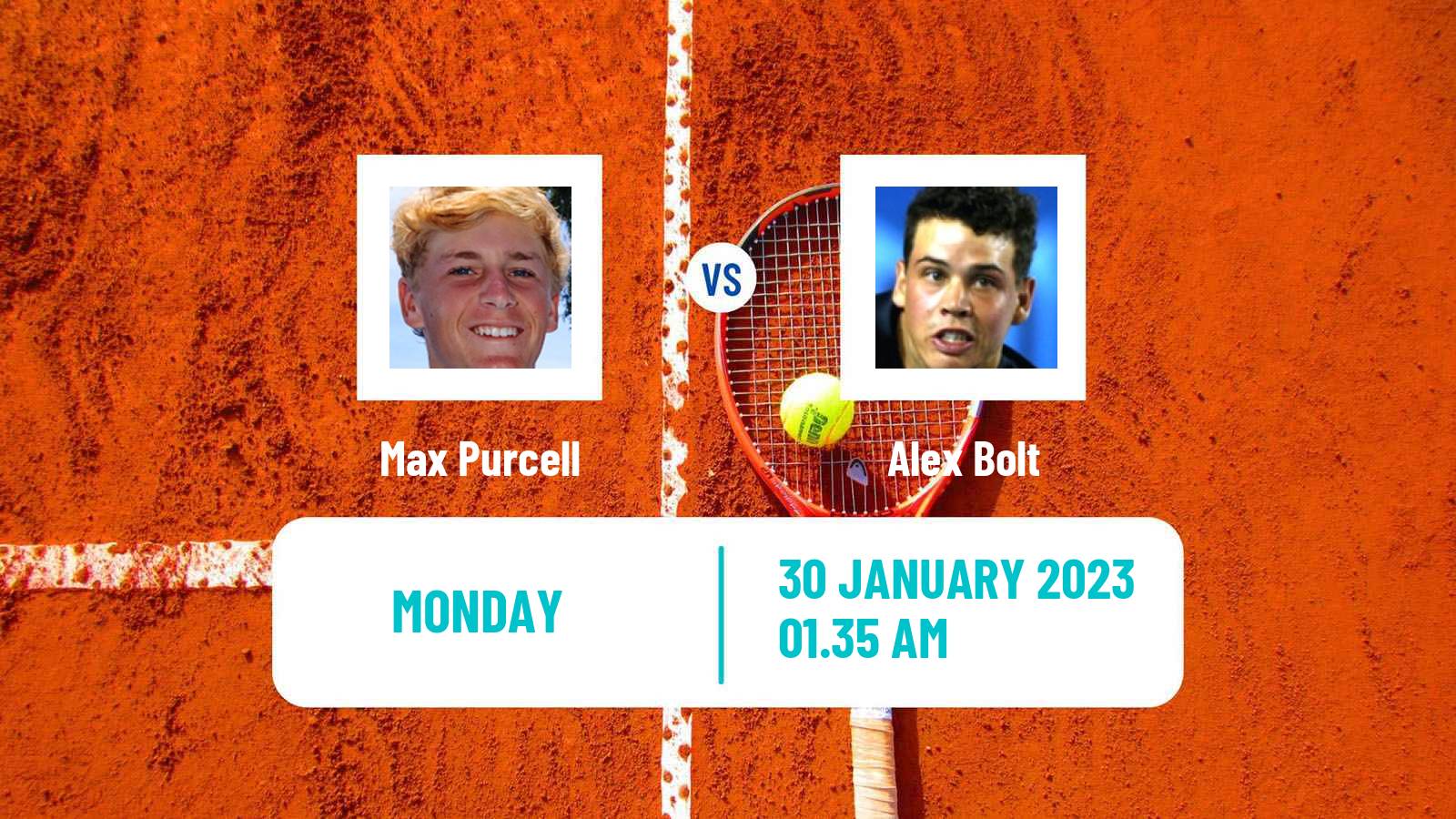 Tennis ATP Challenger Max Purcell - Alex Bolt