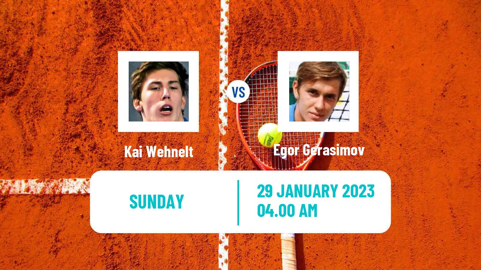 Tennis ATP Challenger Kai Wehnelt - Egor Gerasimov