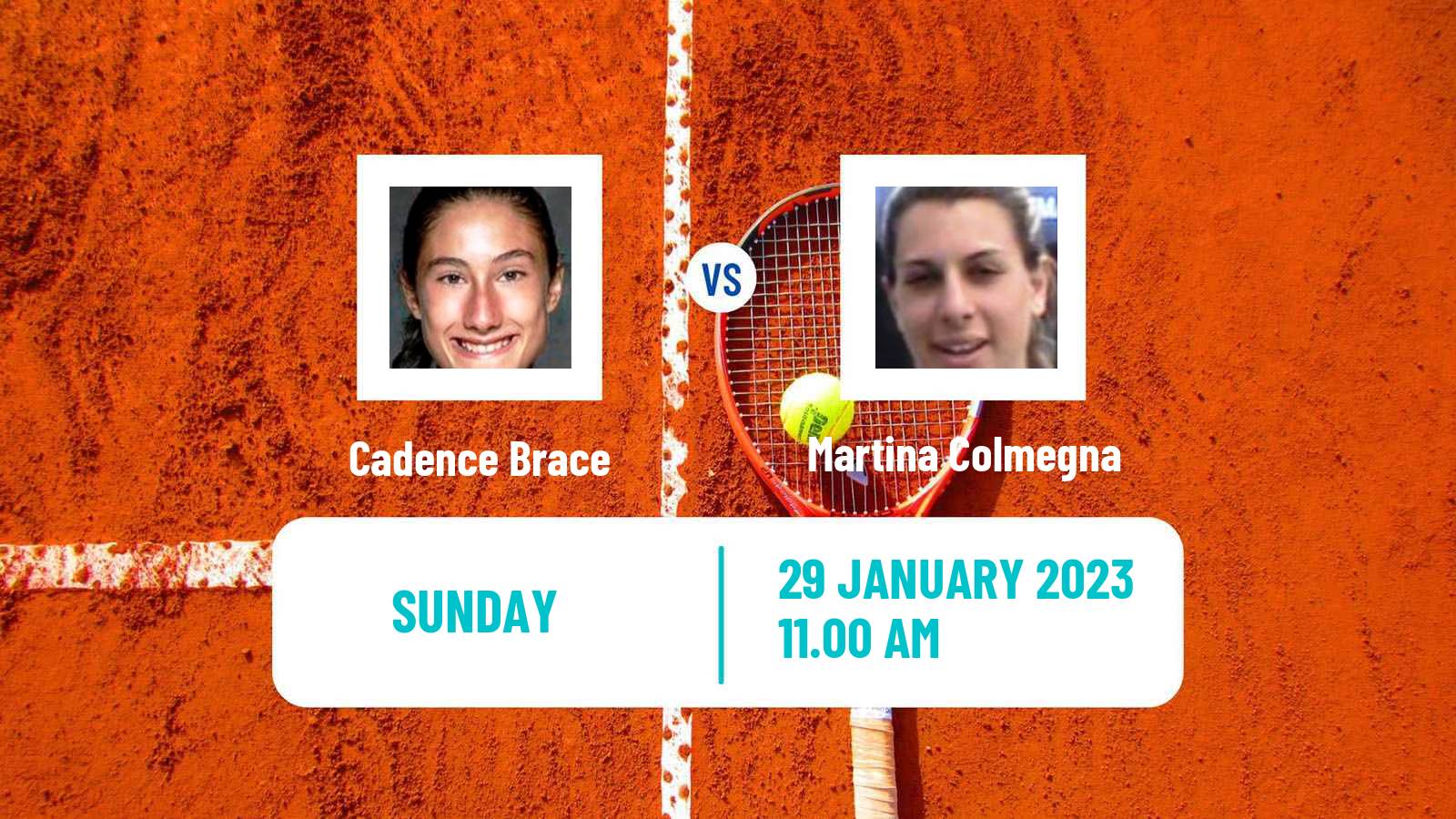 Tennis ATP Challenger Cadence Brace - Martina Colmegna
