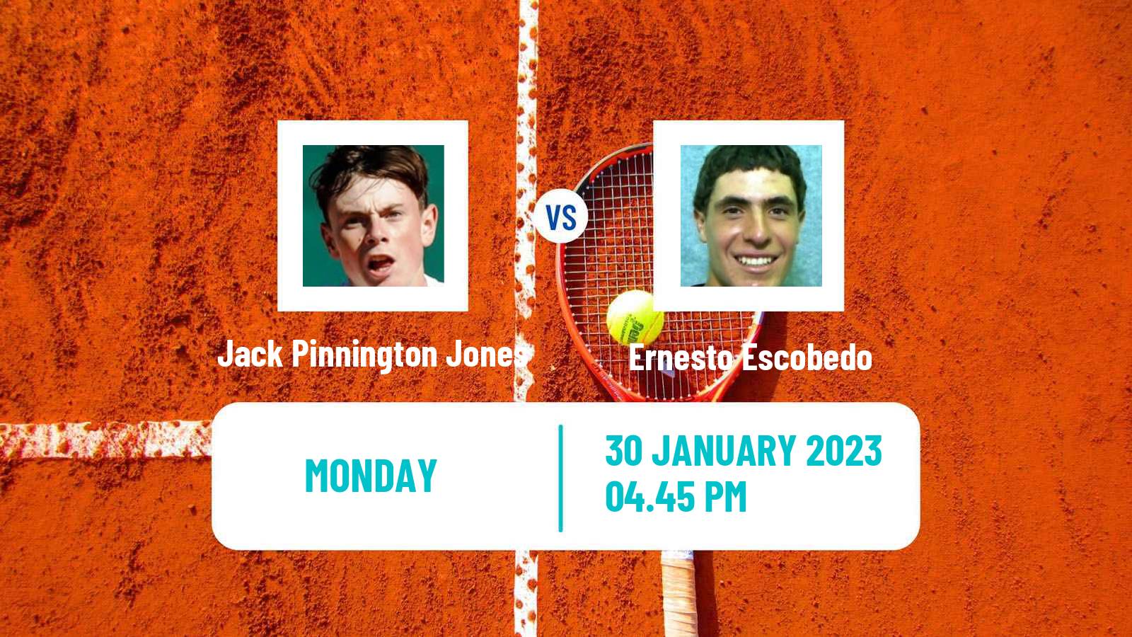 Tennis ATP Challenger Jack Pinnington Jones - Ernesto Escobedo