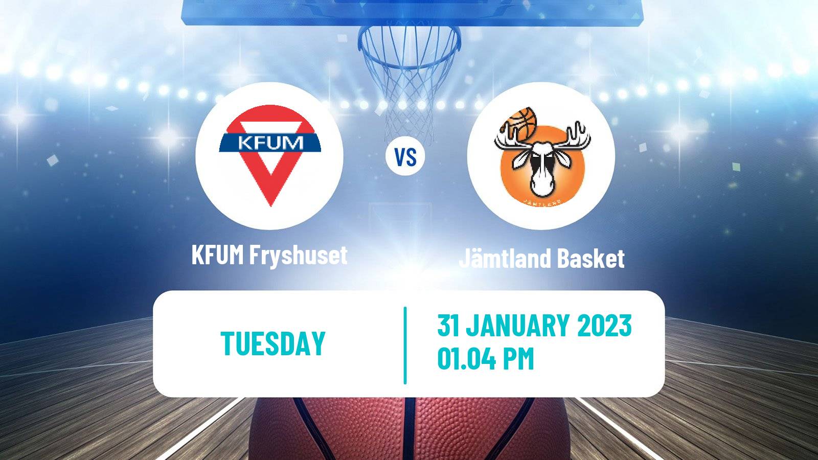 Basketball Swedish Basketligan KFUM Fryshuset - Jämtland Basket