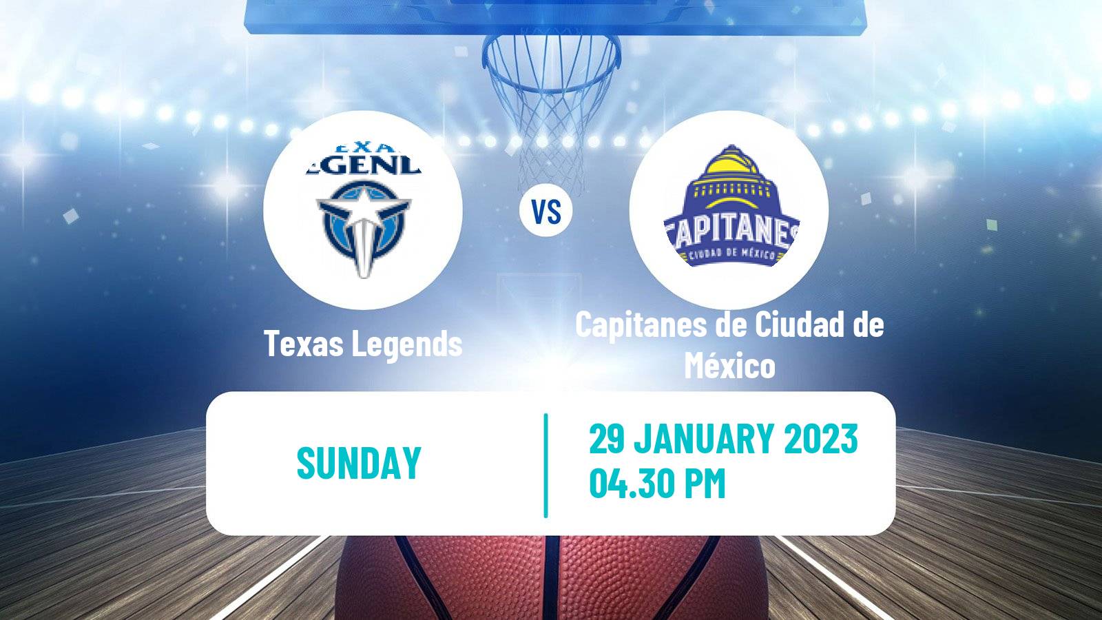 Basketball NBA G-League Texas Legends - Capitanes de Ciudad de México