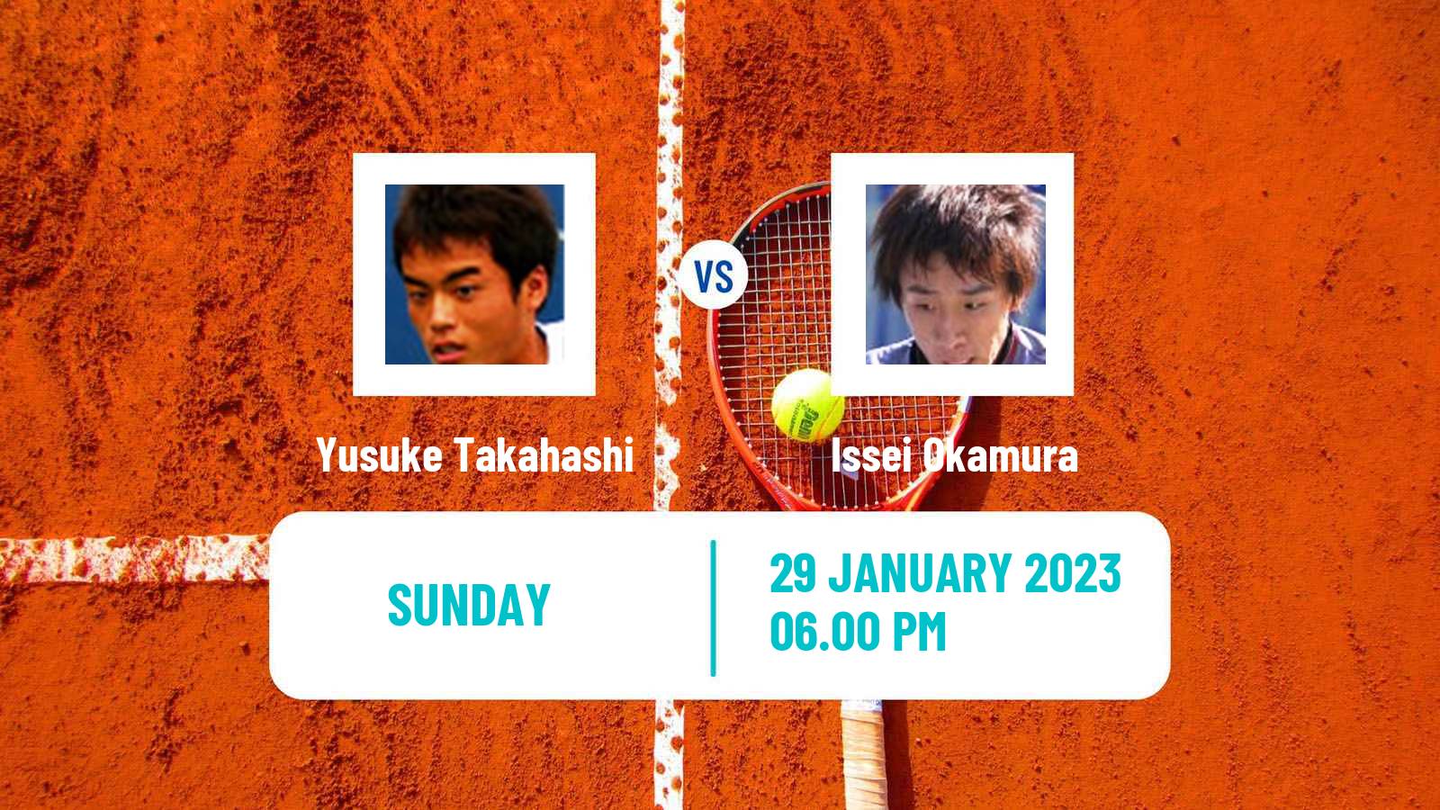 Tennis ATP Challenger Yusuke Takahashi - Issei Okamura