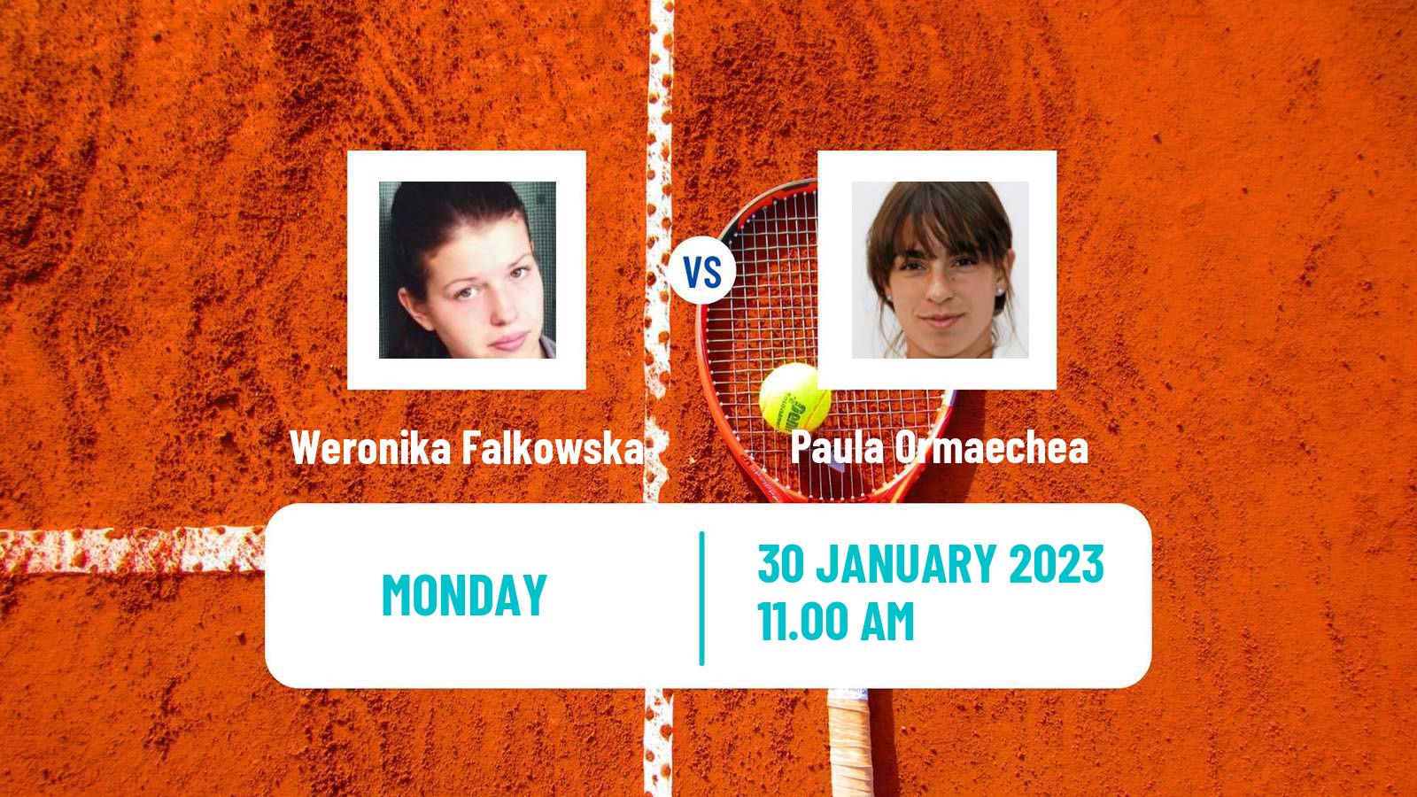Tennis ATP Challenger Weronika Falkowska - Paula Ormaechea