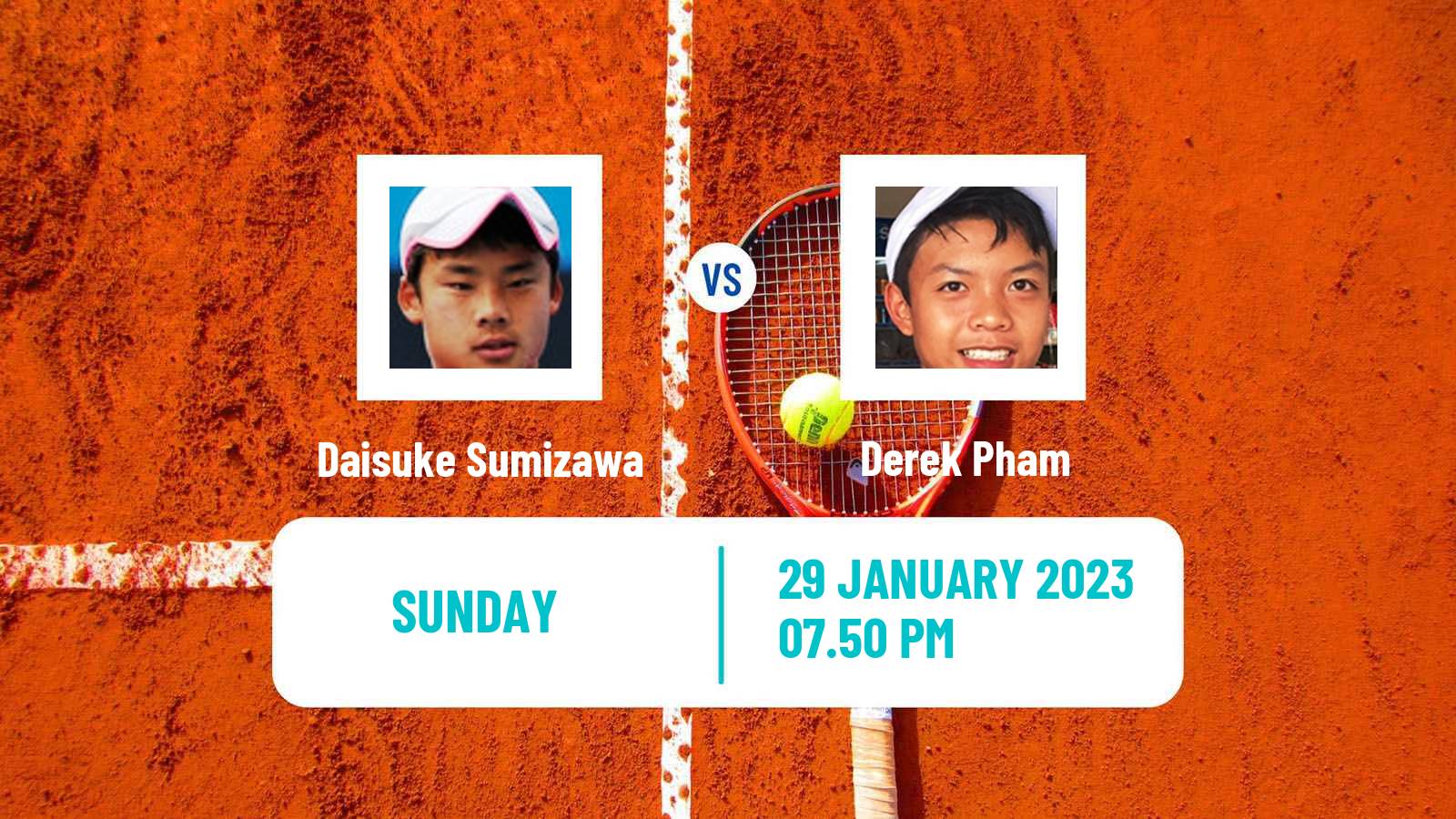 Tennis ATP Challenger Daisuke Sumizawa - Derek Pham