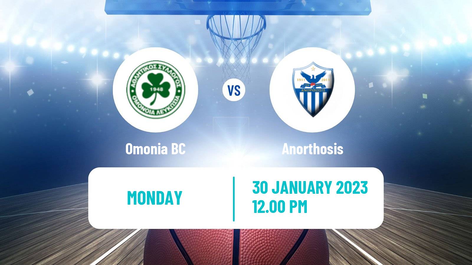 Basketball Cypriot Division A Basketball Omonia - Anorthosis