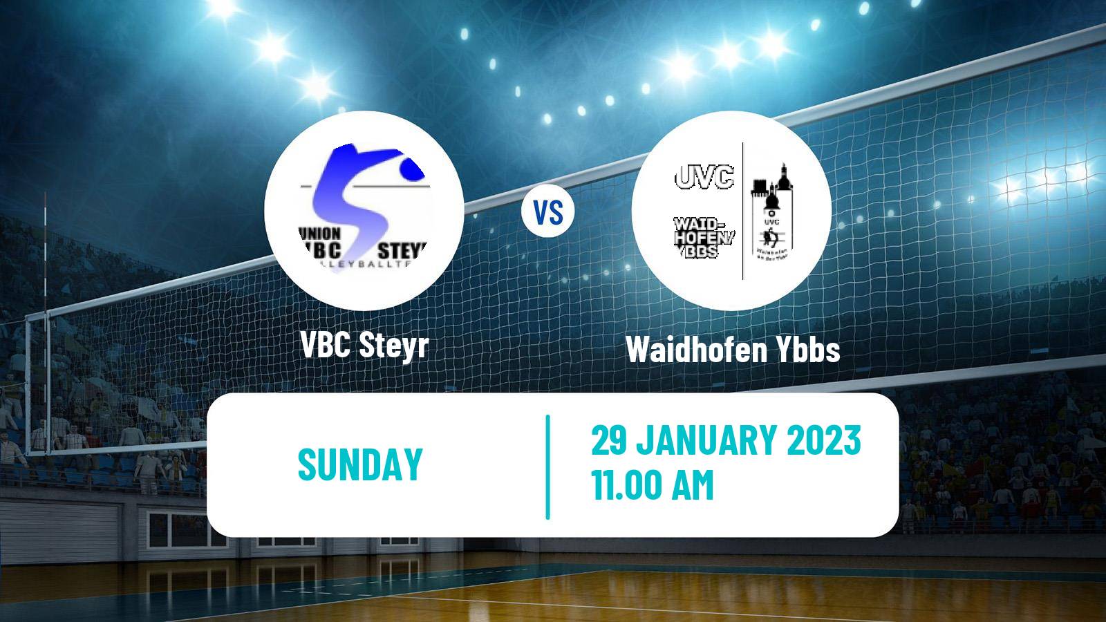 Volleyball Austrian 2 Bundesliga Volleyball Steyr - Waidhofen Ybbs