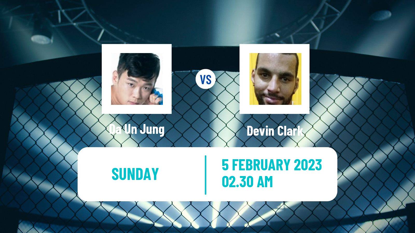 MMA MMA Da Un Jung - Devin Clark