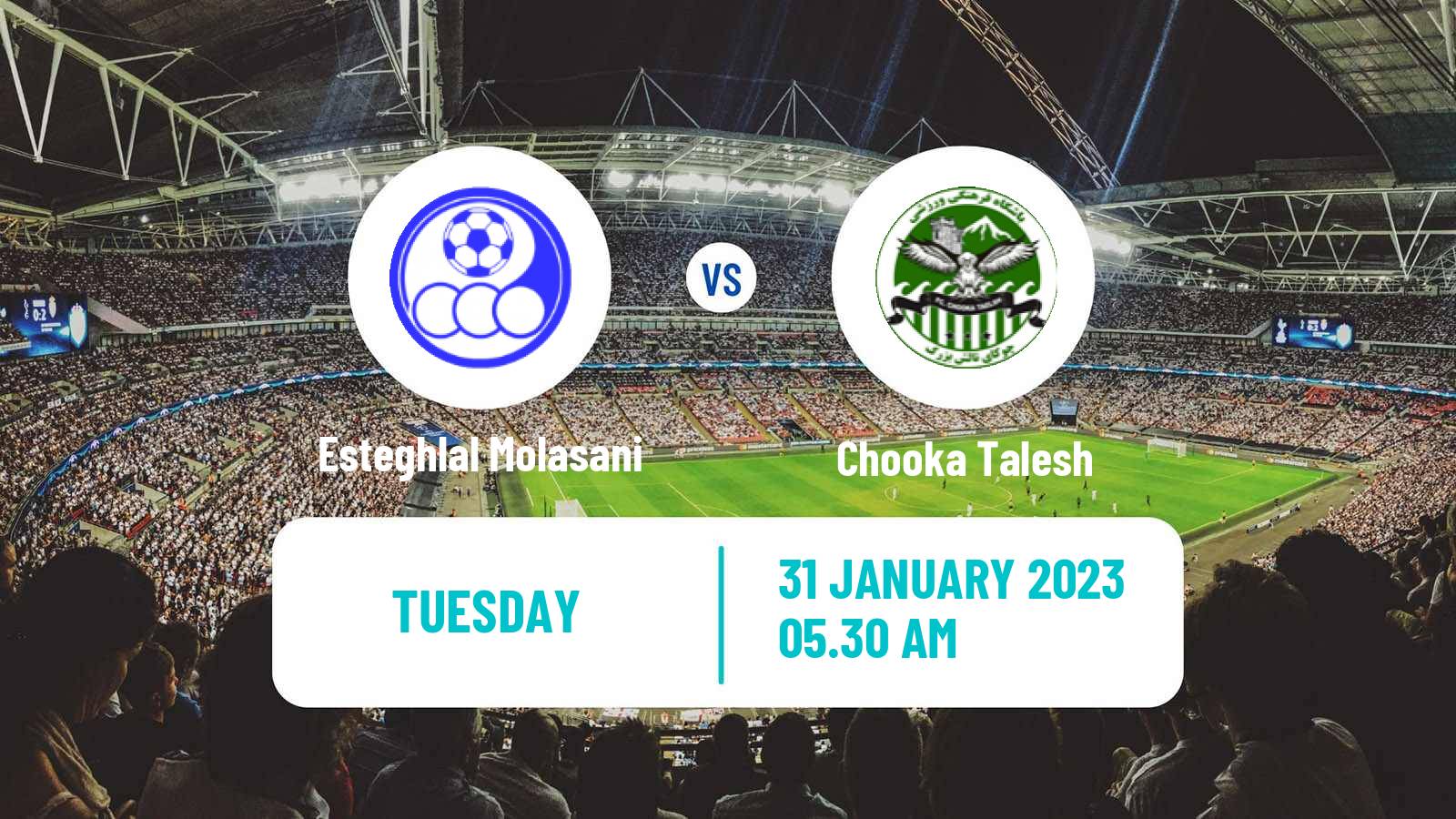 Soccer Iran Division 1 Esteghlal Molasani - Chooka Talesh