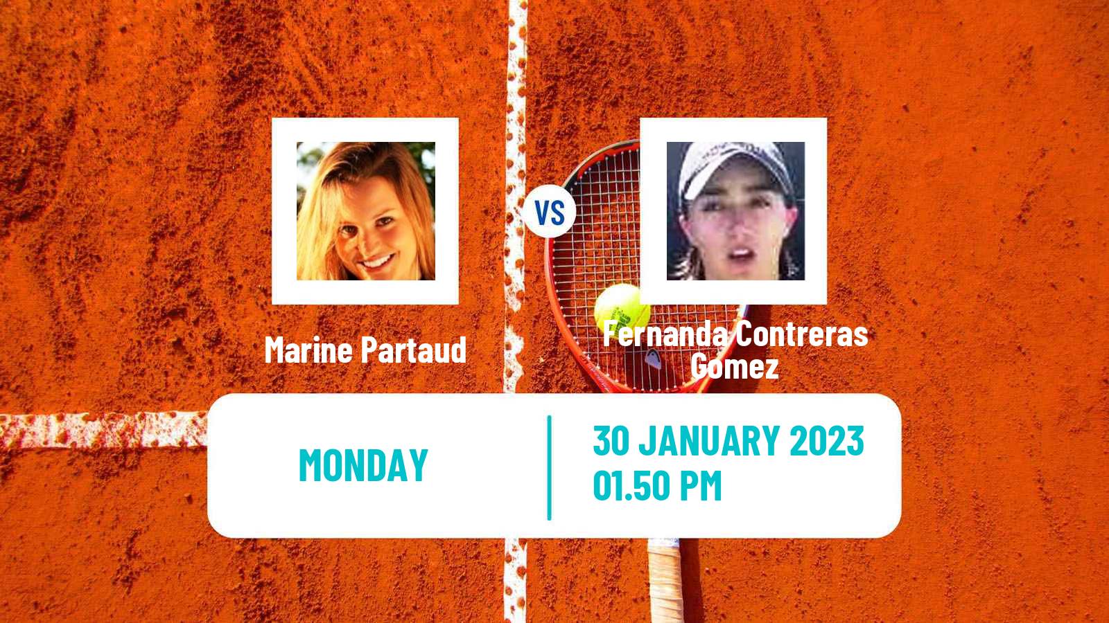 Tennis ATP Challenger Marine Partaud - Fernanda Contreras Gomez