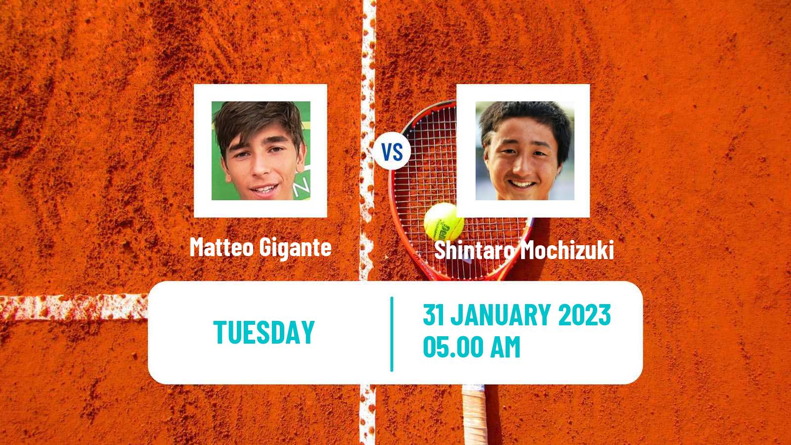 Tennis ATP Challenger Matteo Gigante - Shintaro Mochizuki